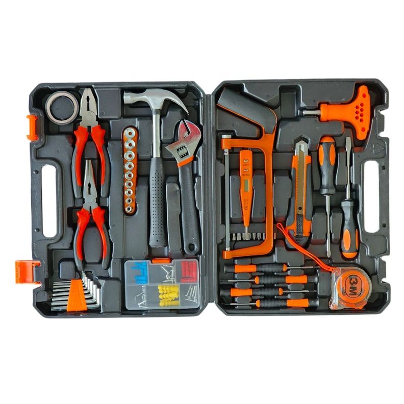 Set 150 Piezas Herramientas Manuales Maletín Portátil 13494-0