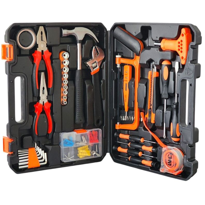 Set 150 Piezas Herramientas Manuales Maletín Portátil 13494-3