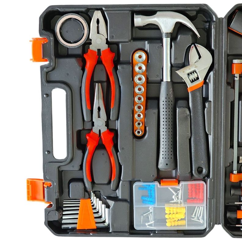 Set 150 Piezas Herramientas Manuales Maletín Portátil 13494-5