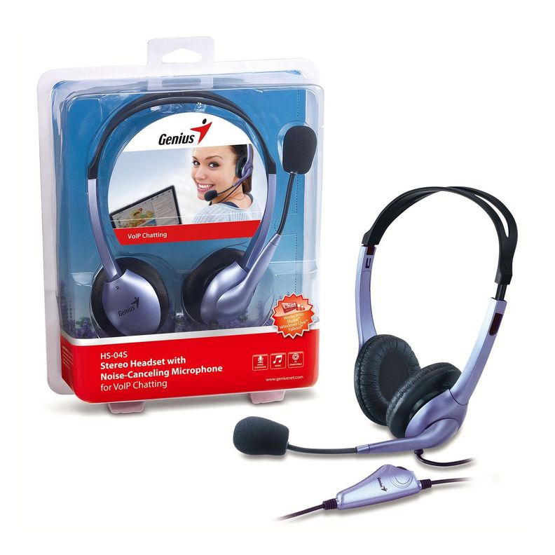 Audifonos Headset Genius HS-04s con Microfono-1