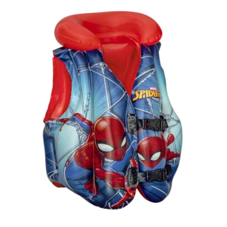 Chaleco Salvavidas Inflable Spiderman Niños Bestway-1
