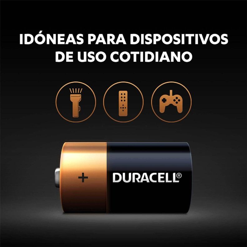 Pack 2 Pilas Duracell C Alcalina-2