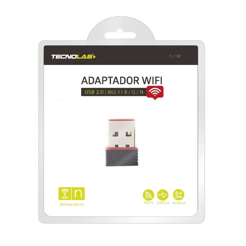 Adaptador Wifi Usb 2.0 150mbps Tecnolab TL118-2