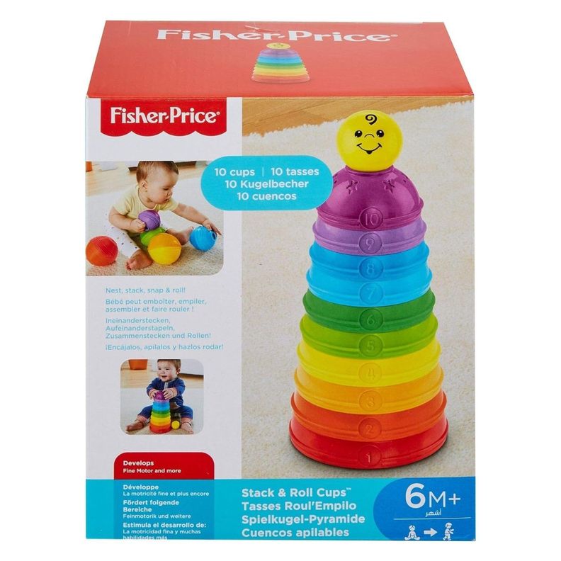 Juego Educativo Torre Tazas Actividades Fisher Price-5