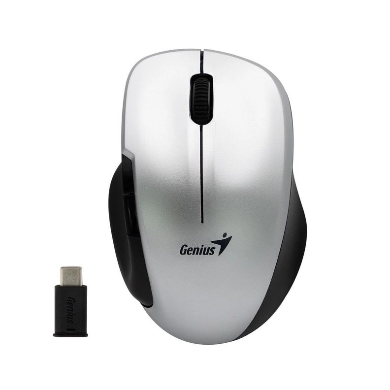 Mouse Ergo 8200s Genius Inalámbrico Tipo-c Silver-0