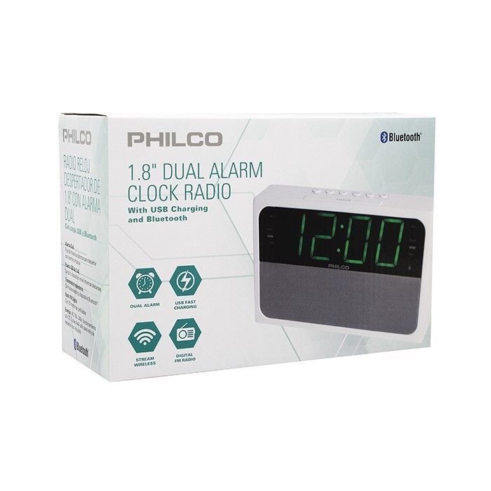 Radio Reloj Despertador BT Digital Philco 1018BT-1