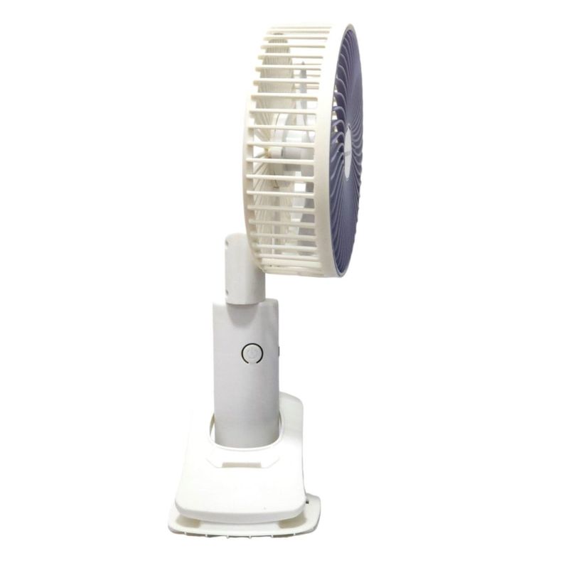 Ventilador Clip Portátil Recargable Tecnolab TL674 blanco-4