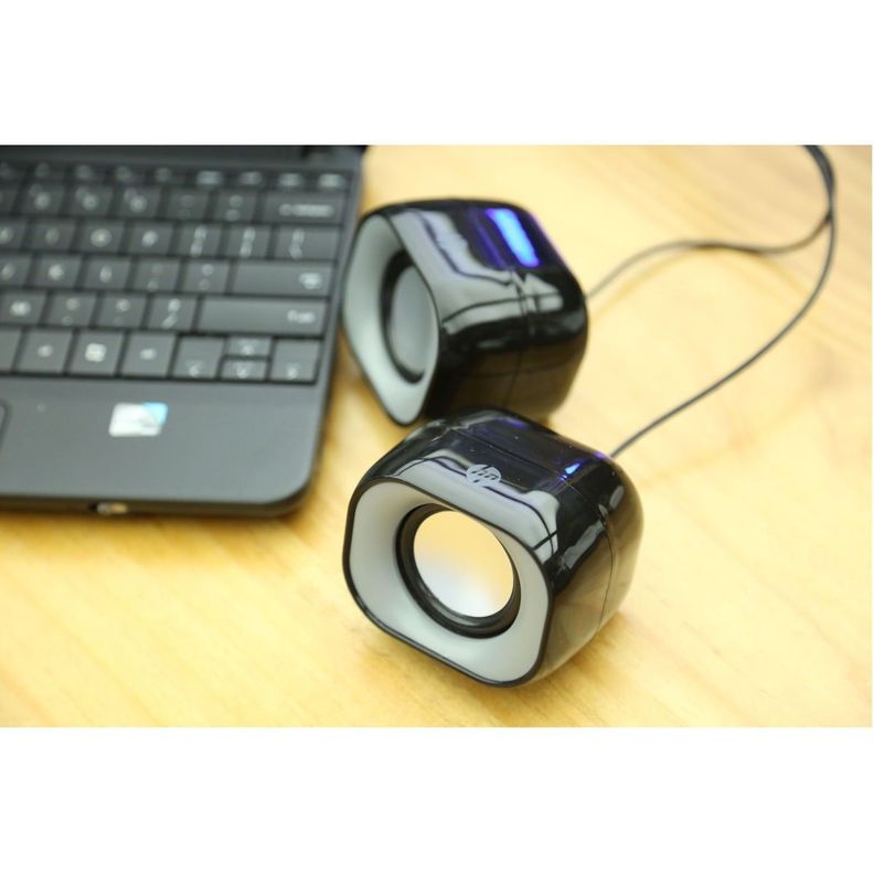Parlante Multimedia HP Para Pc Notebook Usb3.5mm-1