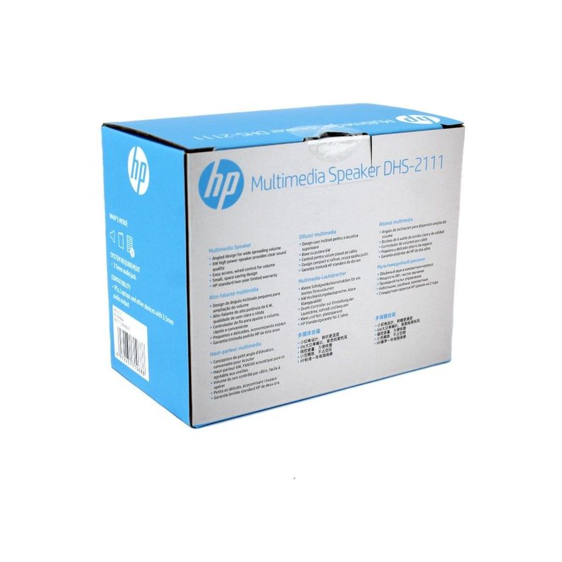 Parlante Multimedia HP Para Pc Notebook Usb3.5mm-3