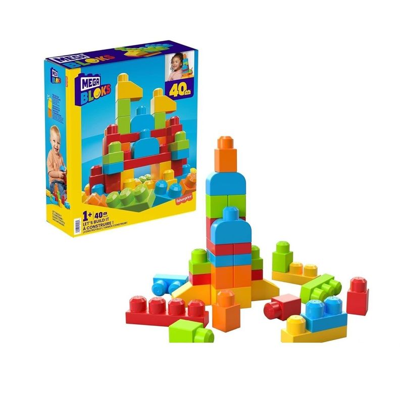 Juguete de Construcción Mega Bloks 40 Pcs-0