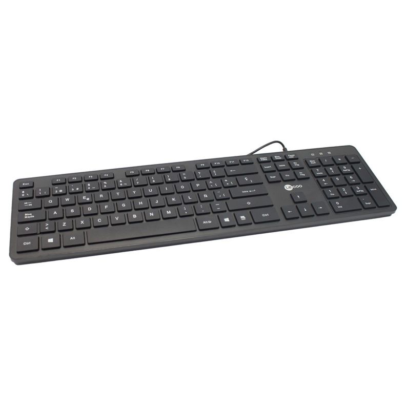 Teclado Usb Lecoo KB102 Alámbrico Negro-0