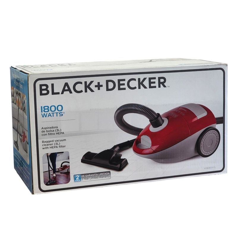 Aspiradora 3L Filtro Hepa 1800watts VCBD603-CL Black+Decker-7