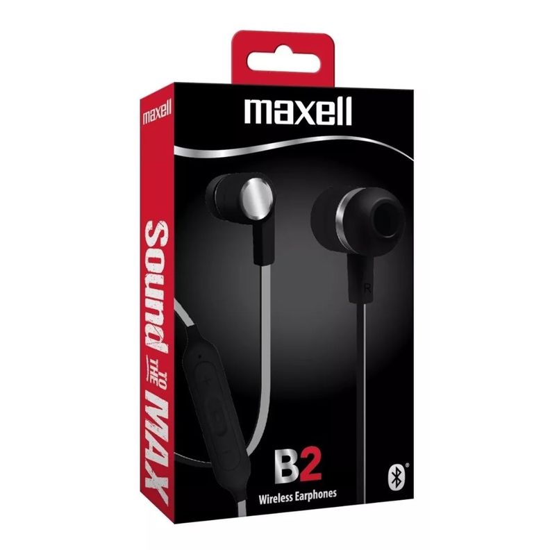 Audífonos Maxell Bluetooth Bass BT14 B2 Negro-3