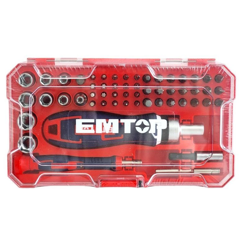 Pack de Destornillador de 55 Pz  EBST05502 EMTOP-0