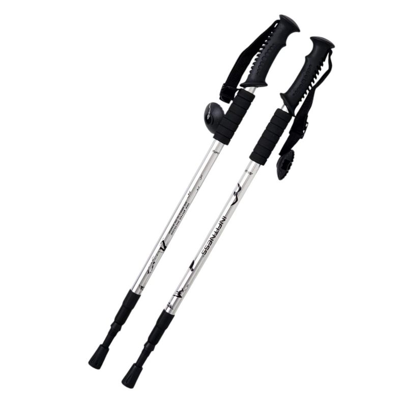 Par de Bastones Ajustables para Trekking Gris DBG1356W-0