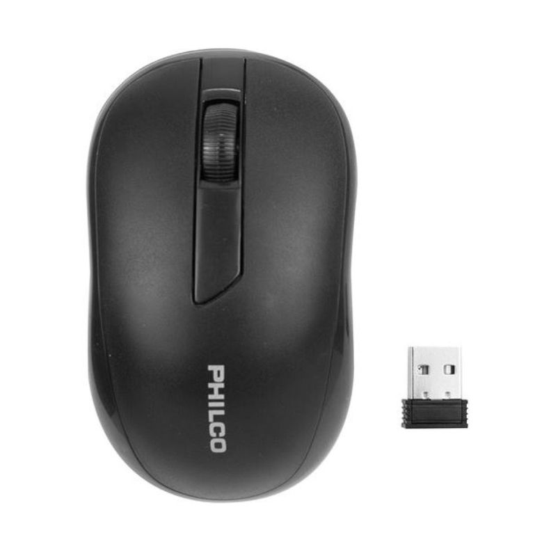 Mouse óptico Inalámbrico 210wn Negro Philco-0