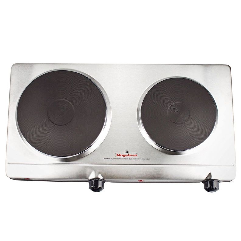 Cocina Electrica Magefesa 2 Platos Inox MGF8022-2