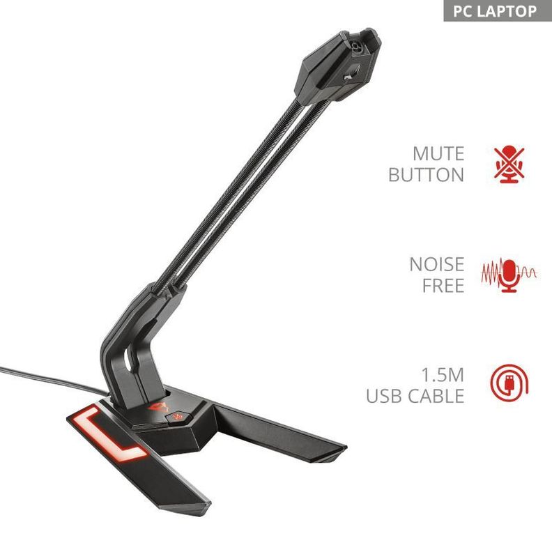 Microfono Gamer Trust Scorp Usb GXT 210-4