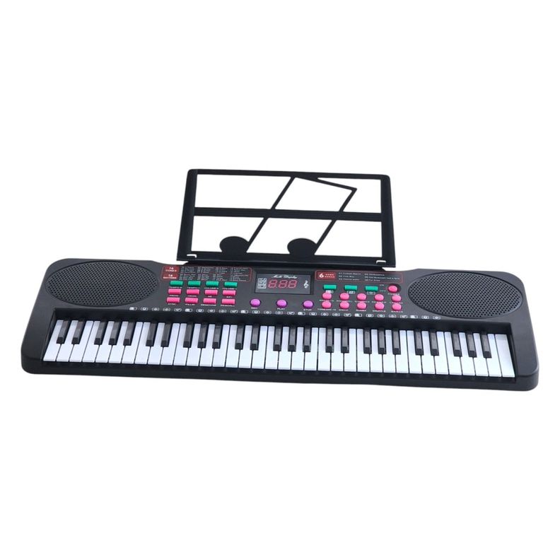 Piano Teclado Digital 61 Teclas + Micrófono 55036-0