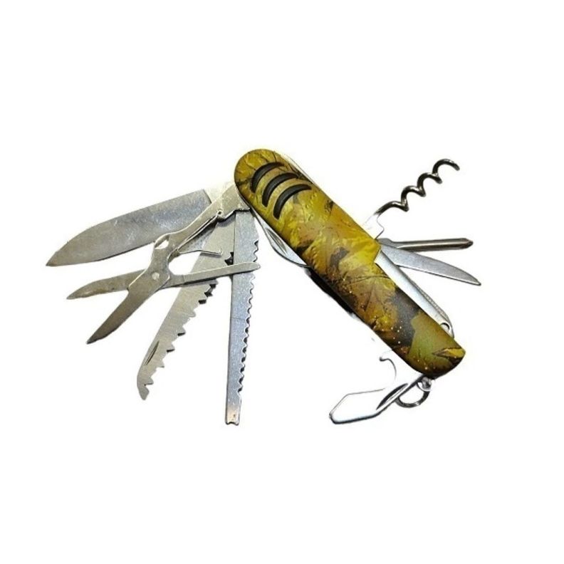 Navaja Multiuso Camuflada 15 Funciones 12505-2