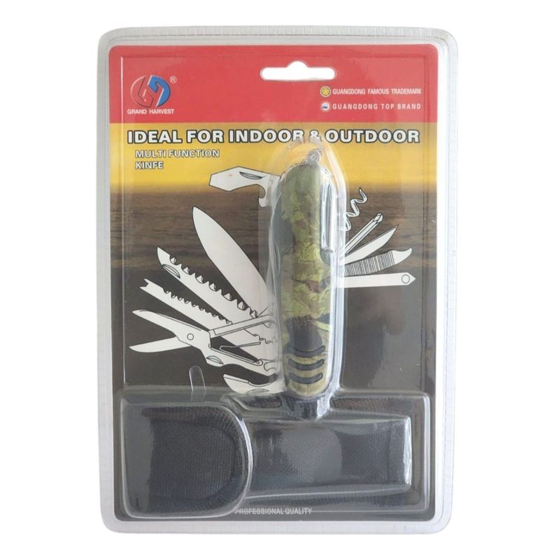 Navaja Multiuso Camuflada 15 Funciones 12505-3