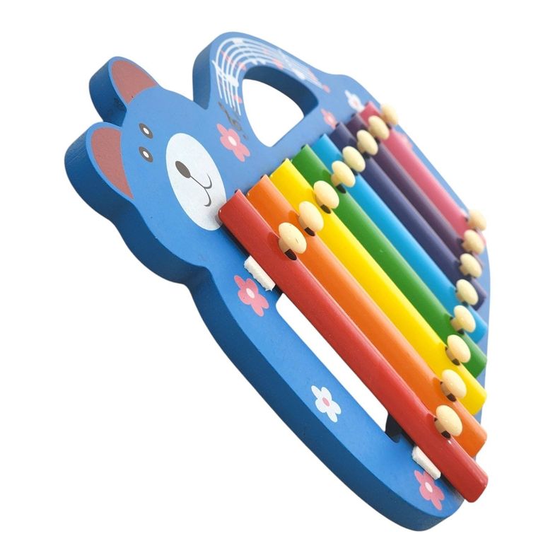 Xilófono Juguete Musical Infantil de Madera Colores 55504-4