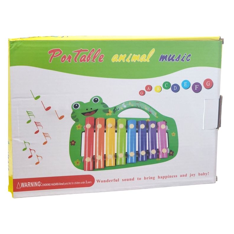 Xilófono Juguete Musical Infantil de Madera Colores 55504-5