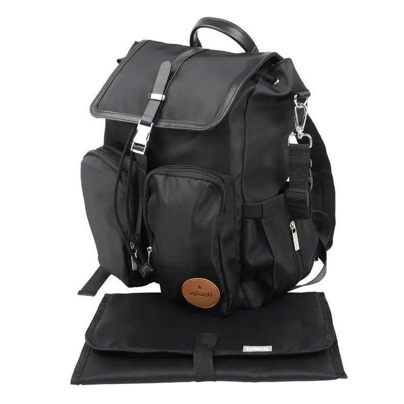 Mochila Maternal Pañalera Infanti Nuit Negra-5