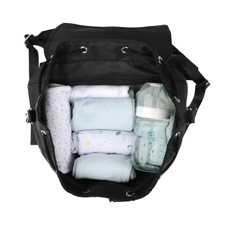 Mochila Maternal Pañalera Infanti Nuit Negra-7