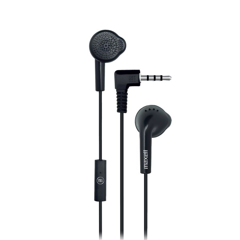 Audifonos Stereo Earbuds con Mic EB-MIC 3.5mm Maxell Negro