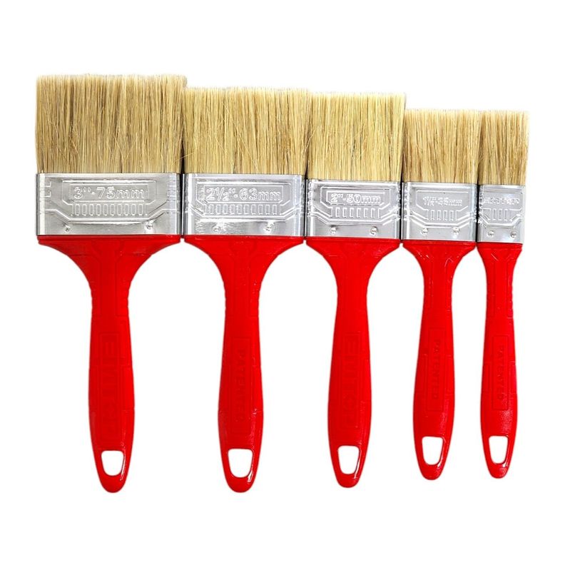 Kit de 5 Brochas Mango de Plástico EPBH160501 EMTOP-1