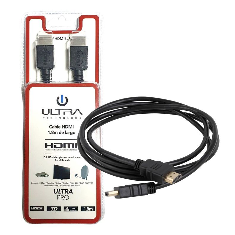 Cable HDMI Ultra 1.8mts Full HD 1.4-0
