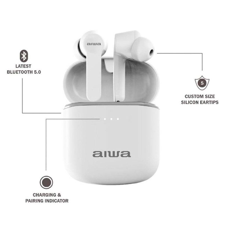 Audifonos Inalambricos Aiwa Earbuds BT V5.0 AW8-1