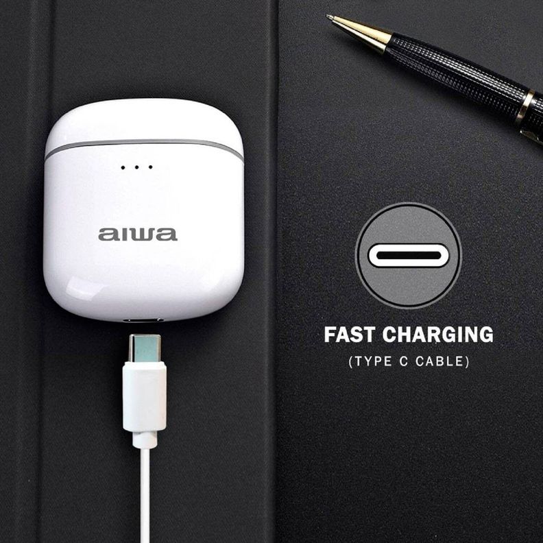 Audifonos Inalambricos Aiwa Earbuds BT V5.0 AW8-3