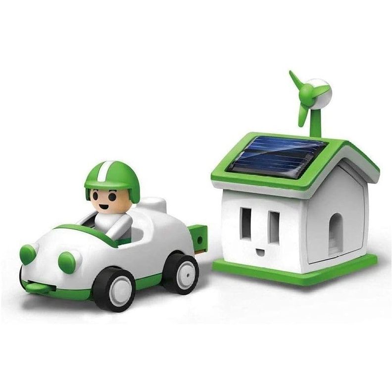 Juguete Solar Vida Verde Científico Auto y Casa-0