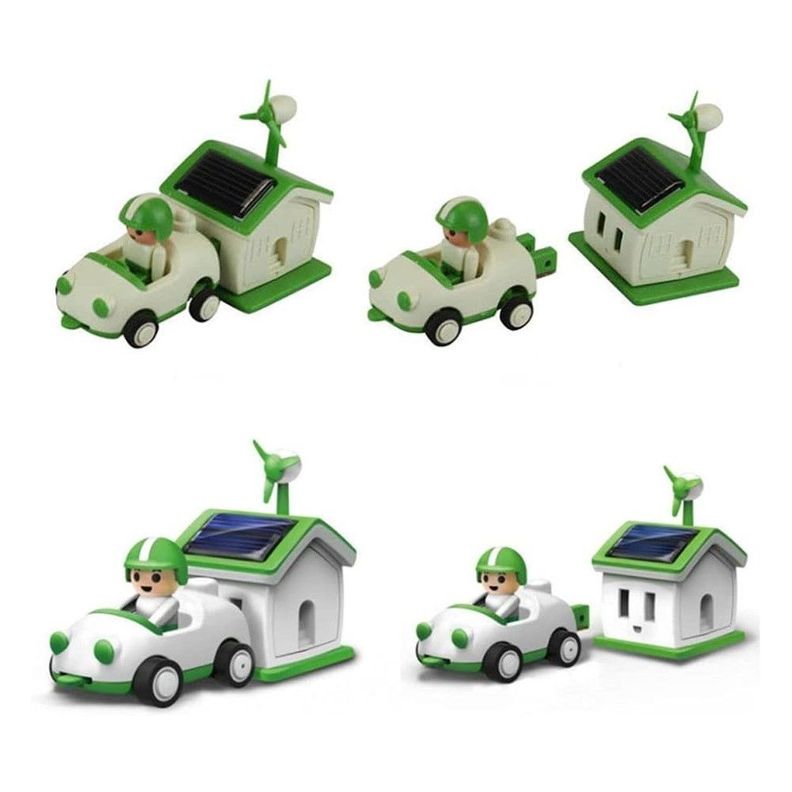 Juguete Solar Vida Verde Científico Auto y Casa-1