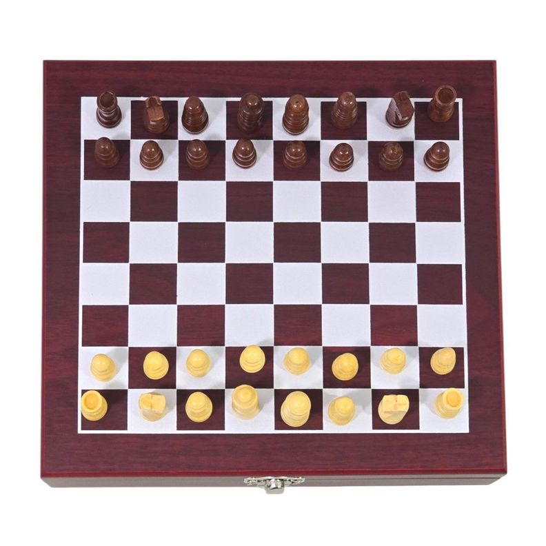 Set Juego de Ajedrez Con Petaca 8oz y Accesorios-2