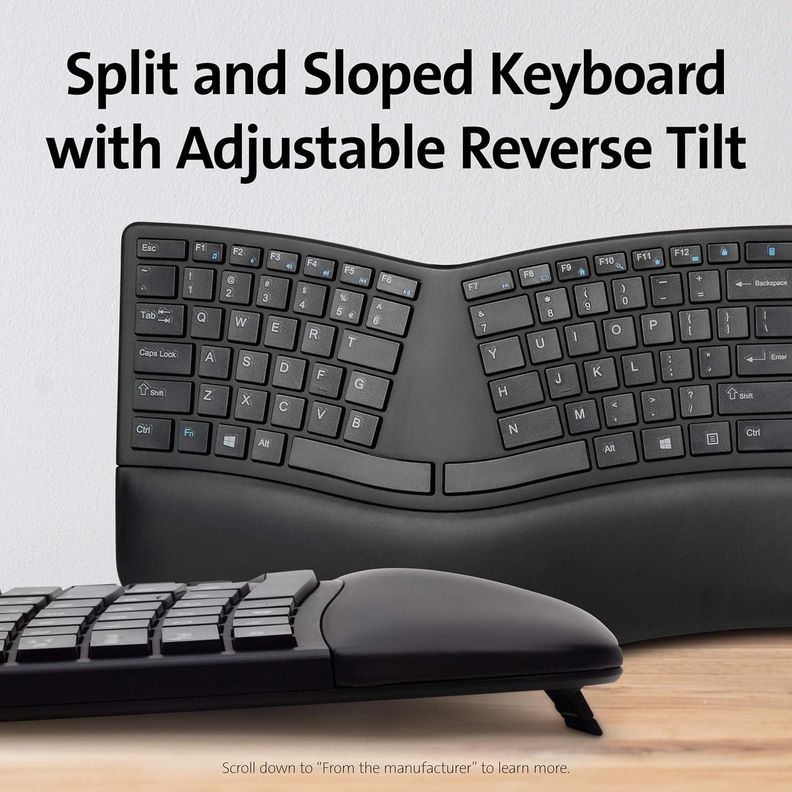 Teclado Ergonómico Inalámbrico - Pro Fit Ergo-1
