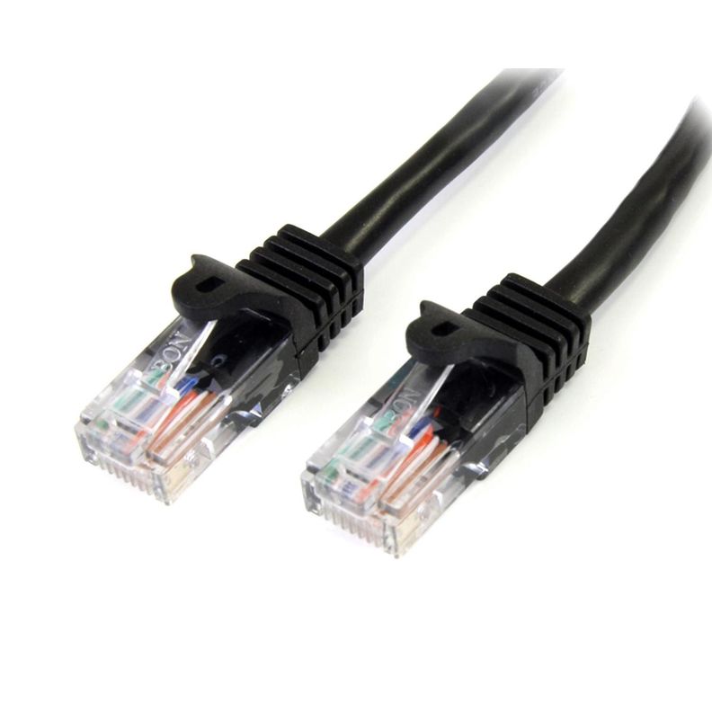 Cable de Red de 10m Negro Cat5e (OPEN BOX)-0