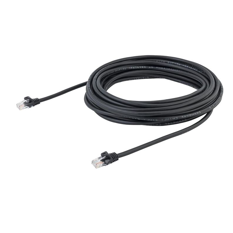 Cable de Red de 10m Negro Cat5e (OPEN BOX)-1