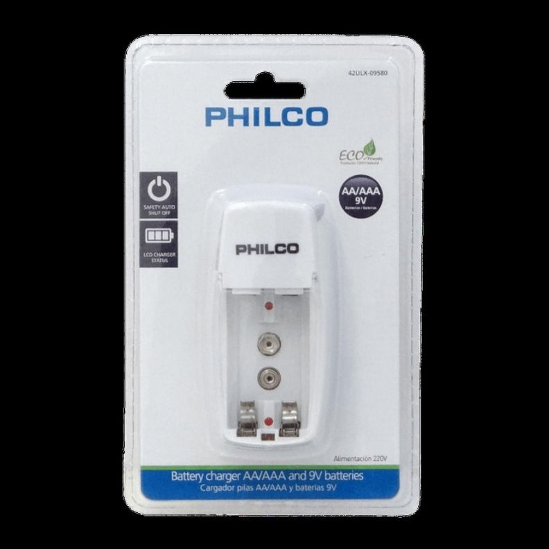 Cargador de Pilas ULTRA, Para AA y AAA, 9V-0