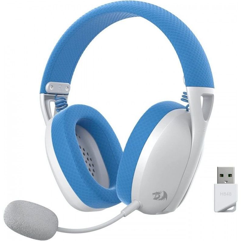 Redragon H848 BLANCO/BLUE Bluetooth-0
