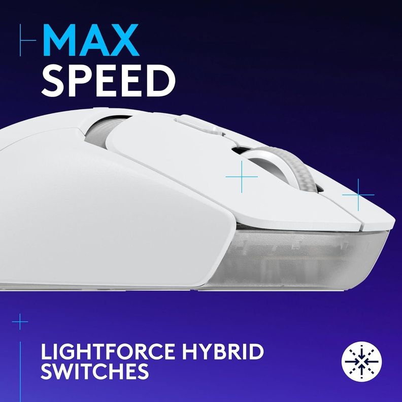 Logitech G309 Lightspeed - Mouse inalámbrico BLANCO-1