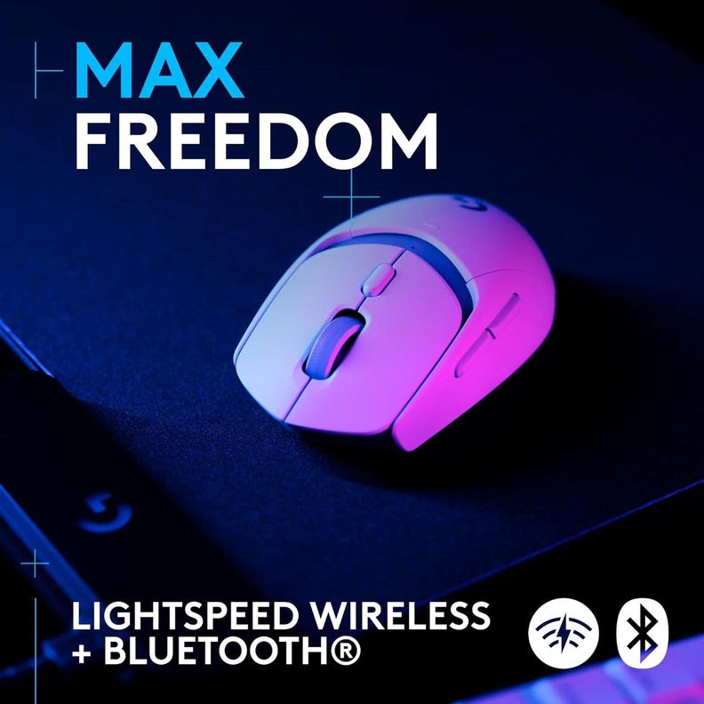Logitech G309 Lightspeed - Mouse inalámbrico BLANCO-2