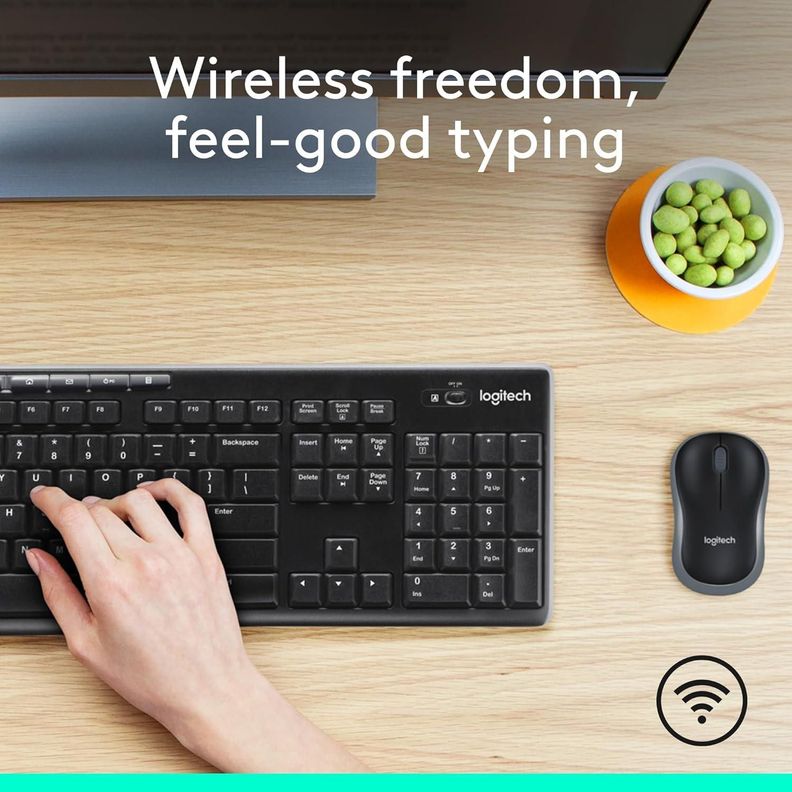 Logitech MK270 teclado y mouse inalámbricos-1