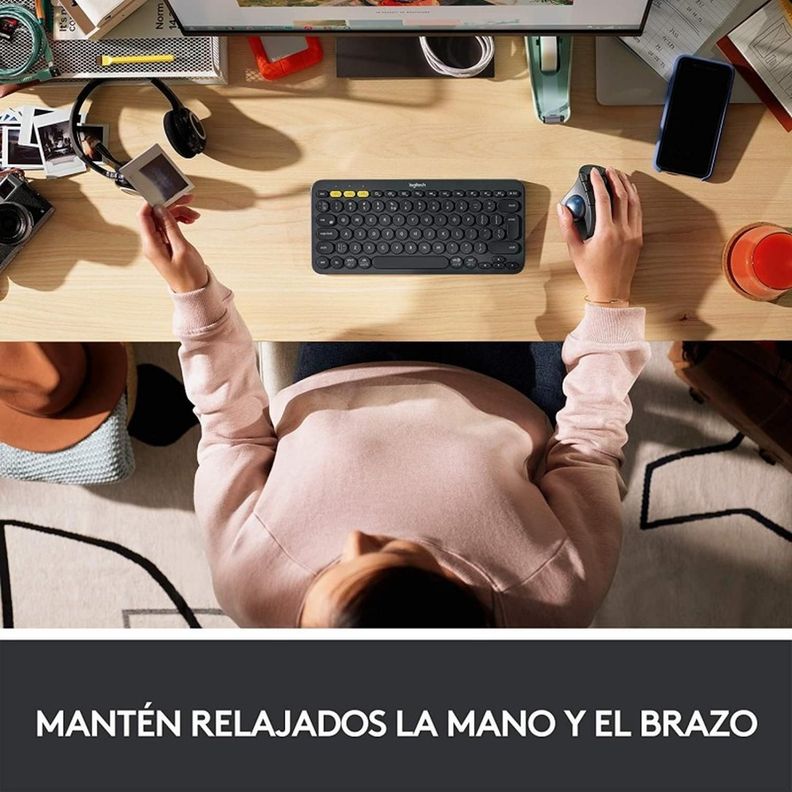 Logitech ERGO M575 Mouse Trackball Inalámbrico-2