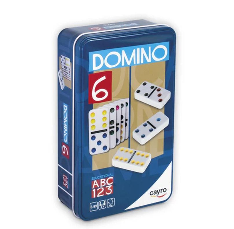 DOMINÓ COLORES DOBLE 6 - Juego de mesa - Cayro-0