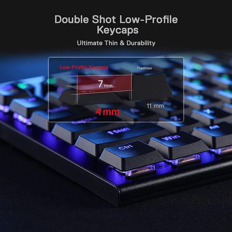 Teclado mecánico K618 Horus, RGB, Bluetooth-1