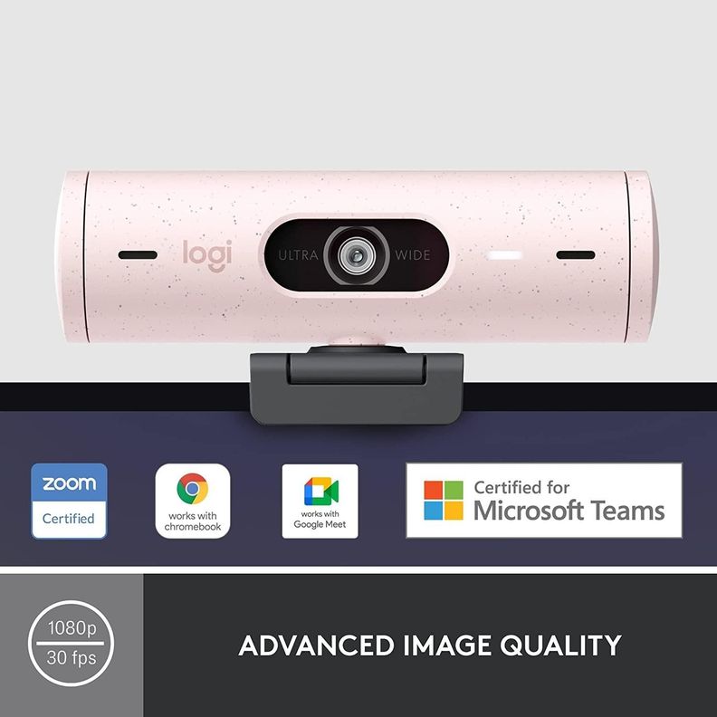 Logitech Brio 500 Full HD Webcam ROSA-1