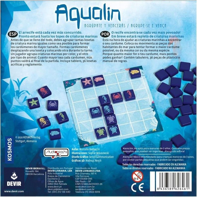 Juego de Mesa JDM Aqualin: Agrupate y Venceras-1